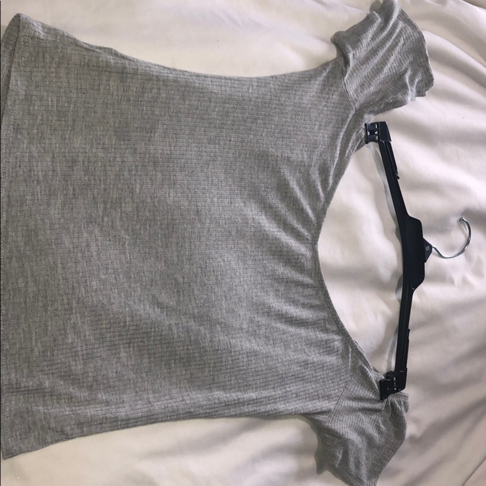 Off the shoulder t shirt